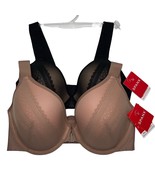 Spanx Bra Underwire Front Close Lace Overlay Full Coverage Brallelujah 3... - £28.42 GBP