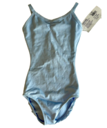 Eurotard 10527 Light Blue Cami Dance Leotard Adult XS New With Tags - €12,22 EUR