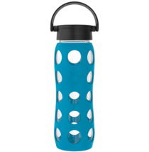 LIFEFACTORY 22 oz Glass Water  Bottle With Silicone Sleeve Screw Top - T... - $18.68