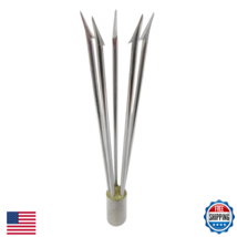 Scuba Choice Spearfishing 6" Stainless Steel 5-Prong Paralyzer Tip w/Barbs - $36.82