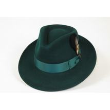 Bruno Capelo Hat Australian Wool Fedora Teardrop Crushable Bel Air BL598 H.Green image 3