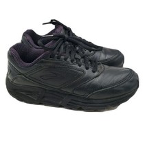 Brooks Addiction Walker Womens 8.5 AA Narrow Black Shoes Comfort 1200321... - £35.57 GBP