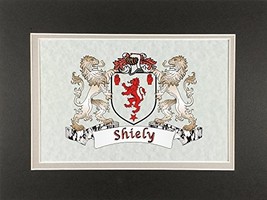 Shiely Irish Coat of Arms Print - Frameable 9&quot; x 12&quot; - £15.73 GBP