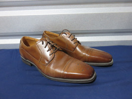 Stacy Adams Brown Oxford Leather Dress Shoes Size 14 (C17) - £23.88 GBP