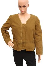 NWOT Isabel Marant Women Embroidered Brown Full Sleeves Coat Jacket Sz S 36 - £55.93 GBP