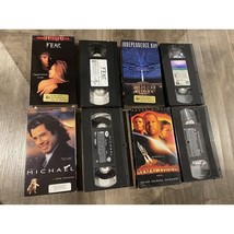 Lot Of 4 VHS Tapes:  Fear,   Independence Day,   Armageddon,   Michael - $14.80