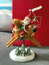 Lenox Santa’s Magical Ride Reindeer Figurine Christmas Holiday Hohoho 8&quot;... - $24.75