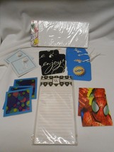 New lot Hallmark Gift Cards, Envelopes, magnetic Note pad W emblem stock... - $9.85
