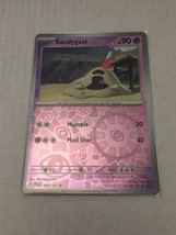 2023 Pokemon Sandygast Reverse Holo Card 095/193 - $67.76 MXN