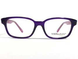 Miraflex Kids Eyeglasses Frames DANI C.62 Purple Rectangular Full Rim 47-15-132 - £55.88 GBP
