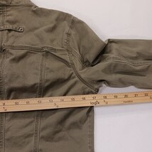 Doki Geki IJ23I7XZ Women’s Size Small Green Cotton Blend Button Front Jacket image 5