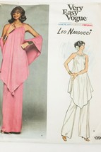VTG 70&#39;s Vogue American Designer Leo Narducci Sewing Pattern 1390 Evenin... - $33.66