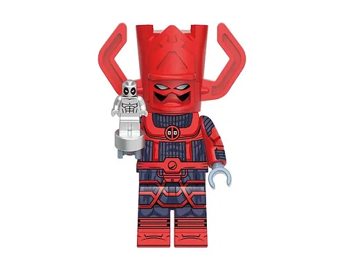 CStore Galactuspool Deadpool 3 Silver Surfer Mini Marvel Movie Minifigure Toys - £4.63 GBP