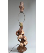 BREST Mfg Abstract Organic Biomorphic Chalkware Tree Lamp Mid Century Mo... - $6,824.70 MXN
