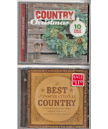 2 CDs The Best of Inspirational Country &amp; Country Christmas New Sealed - $15.26