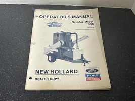 New Holland 358 GRINDER-MIXER ISSUE 8-88 OPERATOR&#39;S MANUAL DEALER COPY - £11.85 GBP