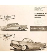 1957 Lendrum &amp; Hsrtman Buick Cadillac Dealer Import Advertisement Autoca... - $219.51 MXN