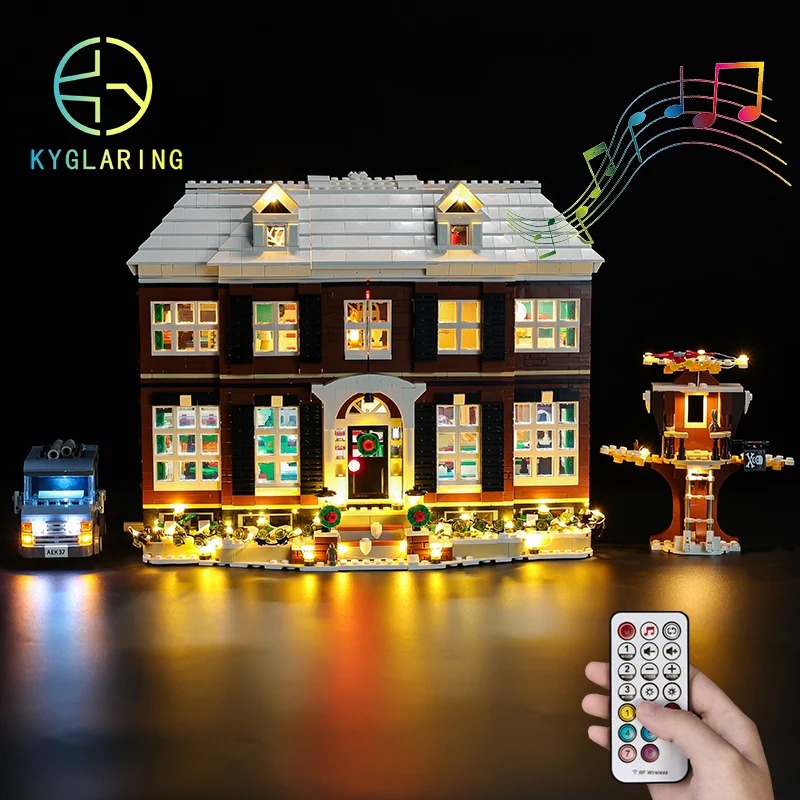 Kyglaring Led Lighting Set DIY Toys for Ideas 21330 Home Alone Blocks Building - £90.03 GBP+