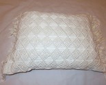 Ralph Lauren Mardelle Macrame Deco pillow White $275 NWT - $124.75
