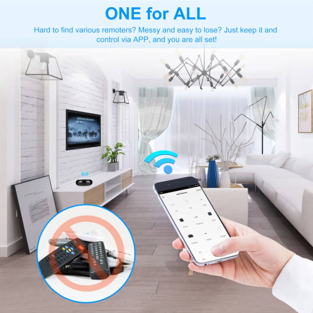 House Home Tuya WiFi IR Remote Control Universal For TV DVD AUD Air Condition Sm - £20.29 GBP