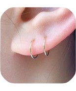 14k Gold Filled Small Gold Hoop Earring for Women Girls Trendy Dainty Go... - $32.74