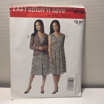 Easy Stitch &#39;n Save 9126 Size 6-22 Misses&#39; Lined Jacket and Dress - £10.19 GBP