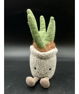 Jellycat Amuseable Aloe Yucca Plant Plush Adorable Grey Pot - £19.45 GBP