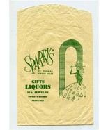 Sparky&#39;s Gifts &amp; Liquors Paper Bag St Thomas US Virgin Islands  - £9.34 GBP