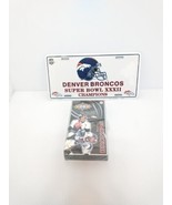 Vintage 1997 Super Bowl XXXII Champions Denver Broncos Metal License Pla... - $19.10