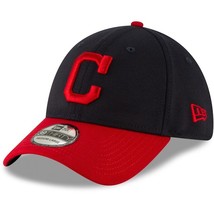 CLEVELAND INDIANS New Era 39THIRTY 2019 Team Classic Home Hat Flex Fit S... - $22.76