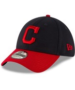 CLEVELAND INDIANS New Era 39THIRTY 2019 Team Classic Home Hat Flex Fit S... - £18.30 GBP