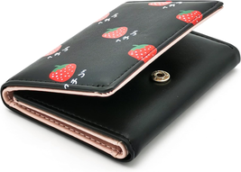 Gift for Women Girls, Small Trifold Cute Kawaii Strawberry Wallet for Women Girl - £19.52 GBP