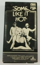 Some Like It Hot Beta VHS 1984 CBS Fox Marilyn Monroe Movie  - £36.64 GBP