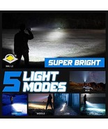 PHIXTON Rechargeable High Lumens Tactical Handheld Flashlight Super Brig... - $50.88 CAD