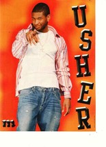 Usher teen magazine pinup clipping pointing at you M magazine teen idol - $3.50