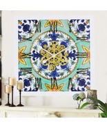 ITALY LINE WALL CLOCK SQUARE 24 INCH MAIORI - $90.99