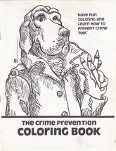 McGruff 1979 The Crime Prevention Coloring Book Distributed In Reading PA - £14.99 GBP