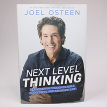 SIGNED Joel Osteen Next Level Thinking Hardcover Book w/DJ 1st Edition 2018 Copy - £12.21 GBP