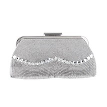 New Design Evening Bags Rhinestones Tel Day Clutch Acrylic  Party Handbags With  - £73.38 GBP