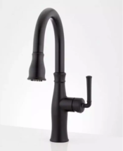 New Matte Black Williston Single Handle Pull Down Kitchen Faucet by Signature Ha - £158.57 GBP
