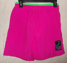 EXCELLENT MENS SURF GEAR FUCHSIA SWIM TRUNKS / BOARD SHORTS   SIZE S (28... - £18.35 GBP