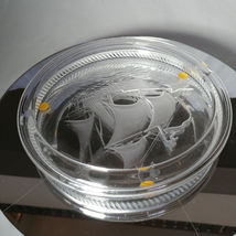 Lalique | Crystal Santa Maria Ashtray | 6.75" image 6
