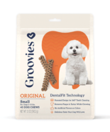 GROOVIES Dog Dental Chews 12oz Small 43ct - $81.43 CAD