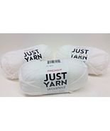 Premier JUST YARN Worsted - WHITE -109 yards Each - Skein - Medium #4 - ... - $22.76