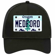 Medford Oregon Novelty Black Mesh License Plate Hat - £22.81 GBP