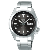 Seiko 5 Sports 40 MM Full Stainless Steel Grey Dial Automatic Watch - SR... - £146.89 GBP