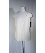 NWT! LAUREN Ralph Lauren Sequin Tank Top Blouse in Pearl Ivory $159, Sz 8 - €34,22 EUR
