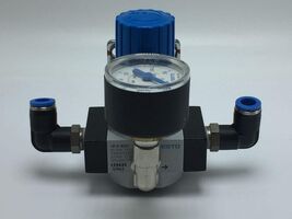 Festo LR-D-MINI Pressure Regulator W/Gauge  PN 159625  - $34.90