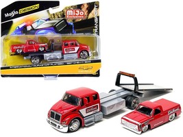 International DuraStar Flatbed Truck and 1987 Chevrolet 1500 Pickup Truck with - £26.37 GBP