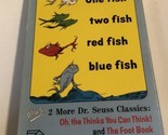 Dr Seuss VHS Tape One Fish Two Fish - £3.94 GBP